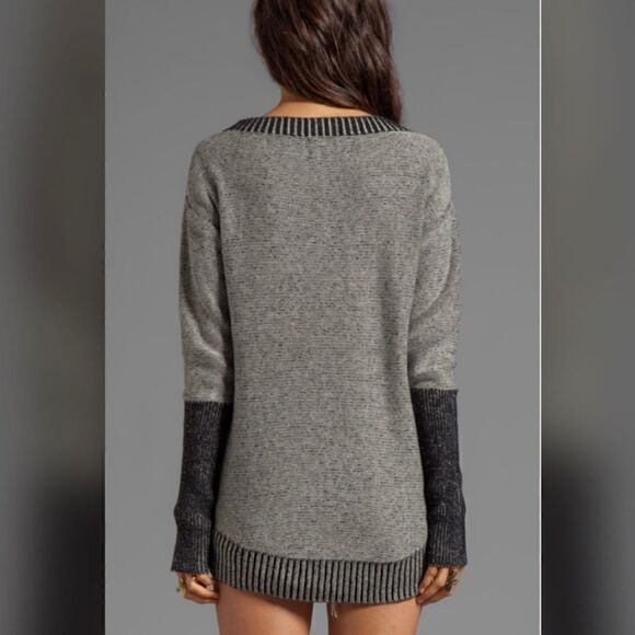 PJK Patterson J. Kincaid XS plaited high low sweater - Picture 2 of 10